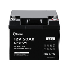 SunPal 50 ah 50 ампер часовой литиевой аккумулятор литийная батарея ион 12 -вольт аккумулятор